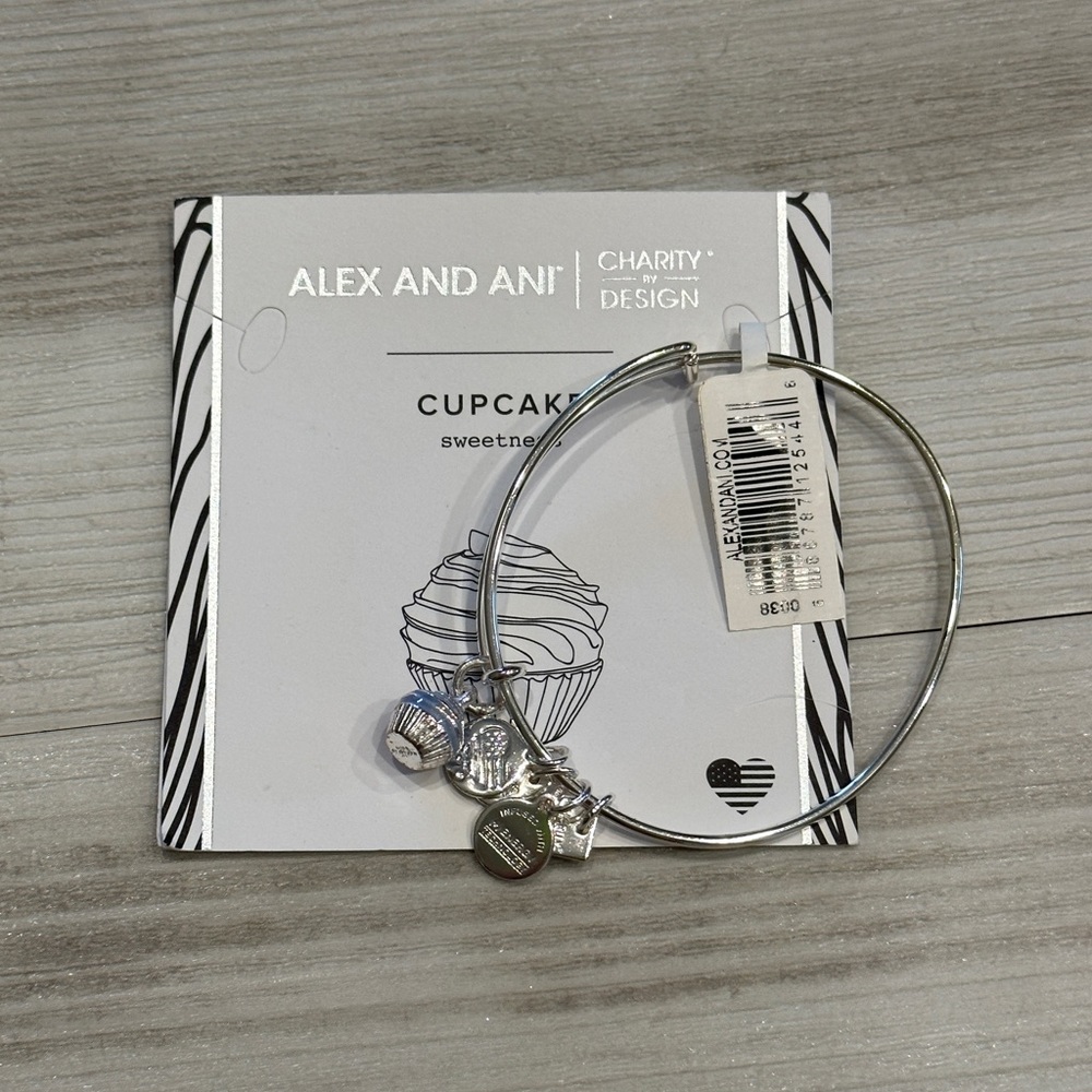 Alex and Ani Cupcake Bracelet (NWT)